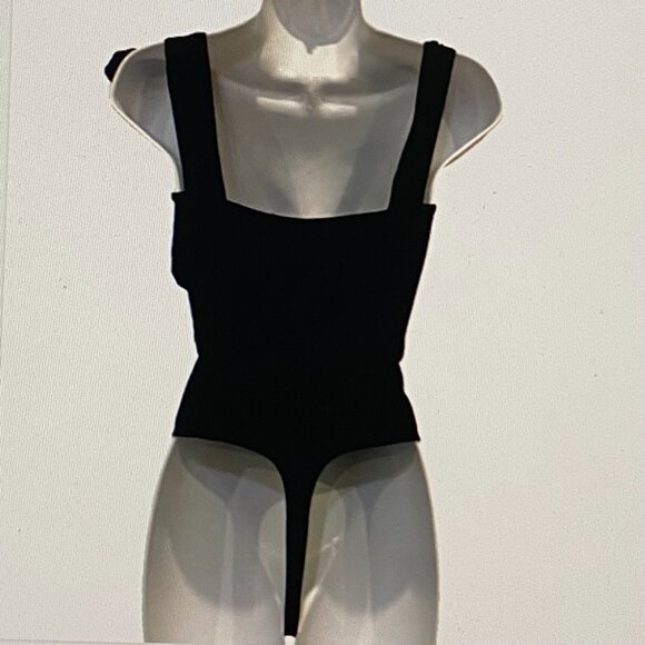 FREE PEOPLE INTIMATELY LOLA BLACK BODYSUIT XS - Picture 4 of 4